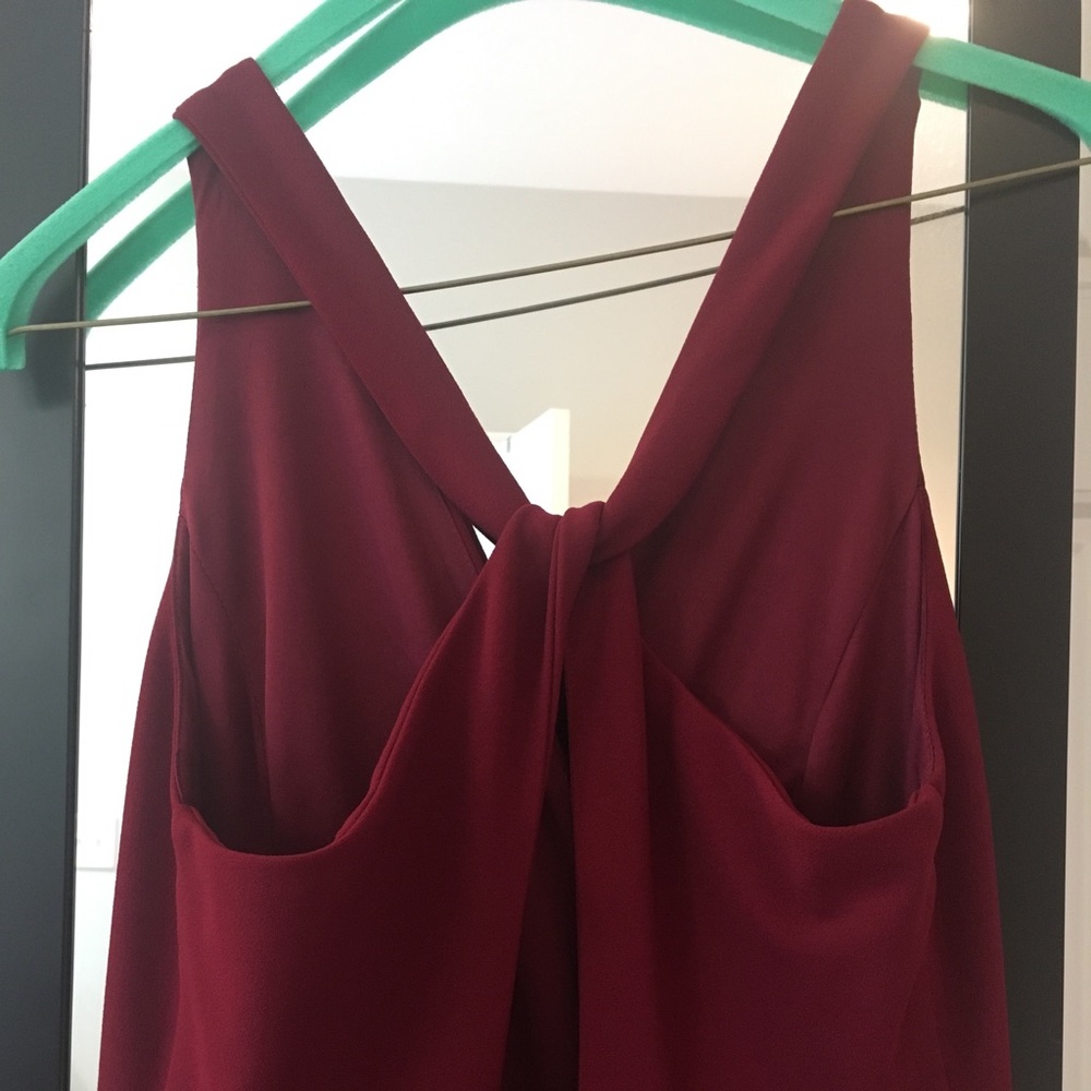 Wine red lulus dress - Picture 5 of 5